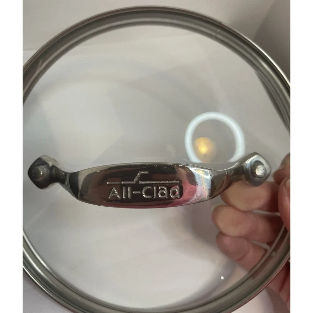 All-Clad 2.5 Qt Hard Anodized Aluminum Nonstick Sauce Pan & Tempered Glass Lid